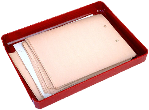 Case file with paperwork