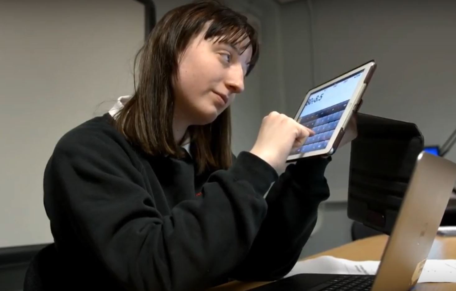 using an iPad as a calculator